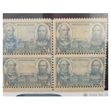 USA #788 4c 1936-7 Army Issue Mint NH Block (4)
