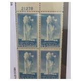 1934 US #744 Yellowstone 5¢ Mint NH Plate Block