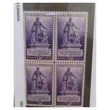1940 US #902 3-Cent Emancipation Block Of Four