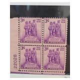 1938 US #837 Northwest Territory Plate Block 4
