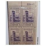 1939 US #857 3-Cent 300th Anniversary Plate Block