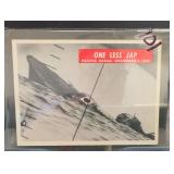 1965 War Bulletin Card #34 One Less Jap