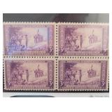 1934 USA #739 Wisconsin Tercentenary Block (4)