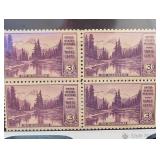 1934 U.S. #742 Yosemite Mint Block Of 4