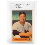 1954 Bowman #104 Frank Shea Hi Grade Card