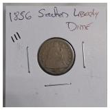 1856 Seated Liberty Dime