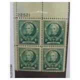 1940 US #869 Horace Mann VF Mint NH Plate Block