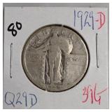 1929-D Standing Liberty Quarter