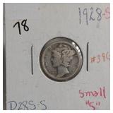 1928-S Mercury Dime, Silver