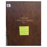 134-Count Lincoln Cent Album, 1909-1974