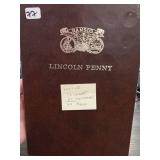 64-Coin Lincoln Cent Album, 13 Wheat, 51 Memorial