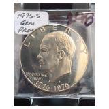 1976-S Eisenhower Dollar, Gem Proof