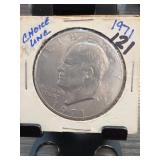 1971 Eisenhower Dollar, Choice UNC