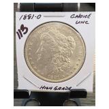 1881-O Morgan Dollar, Choice UNC, Silver