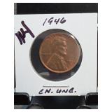 1946 Lincoln Wheat Cent, UNC