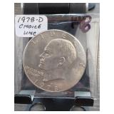 1978-D Eisenhower Dollar, Choice UNC