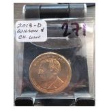 2013-D Presidential Dollar, CH. UNC