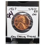 1967 Lincoln Memorial Cent, SP67 RD