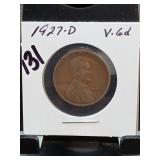 1927-D Lincoln Wheat Cent