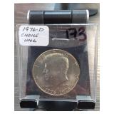 1976-D Kennedy Half Dollar, Choice UNC