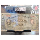 1914-S Mexico Chihuahua Revolution 1 Peso