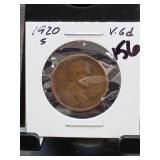 1920-S Lincoln Wheat Cent