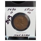 1930-D Lincoln Wheat Cent