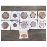 11-Piece Mixed Coin And Token Group, 1939-1998