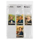 1956 Topps Presidents 4-Card Set