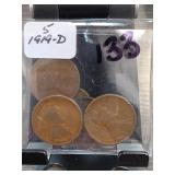 5-Coin 1919-D Lincoln Cent Group