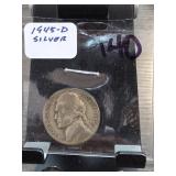 1945-D Jefferson Nickel, Silver