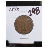 1892 Indian Head Cent