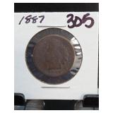 1887 Indian Head Cent