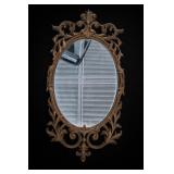 Turner P130 Ornate Oval Wall Mirror