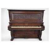 Ernest A. Tonk Upright Grand Piano