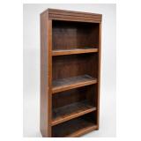 Wooden Bookcase With Five Shelves