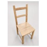 Natural Wood Ladderback Chair