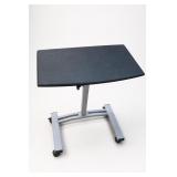 Height-Adjustable Rolling Laptop Desk