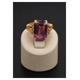 Marked HK Fashion Ring, Size 8