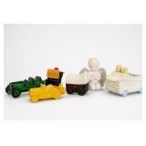Vintage Vehicle And Figurine Assortment