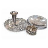 Oneida Silverplate Centerpiece Set w/ Trays Basket