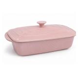 Le Creuset G-3 Pink Covered Baking Dish