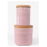 Le Creuset Shell Pink Stoneware Canister