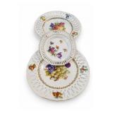 Winterling Bavaria 3-Piece Pierced Plate Set