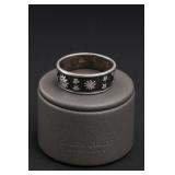 Sterling Silver Celestial Band Ring Size 6.5