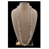 Vintage Faceted Aurora Borealis Crystal Necklace