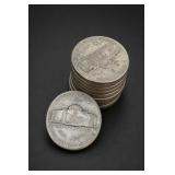 10 Silver War Nickels