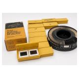 Kodak Ektagraphic FF Zoom Lens & Slide Lot