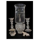 EAPG Clear Pressed Glass Tabletop Group