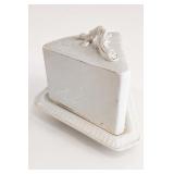 Bridgwood & Son White Ironstone Covered Dish